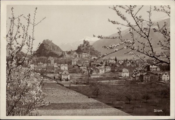 Sitten/Sion Vorderseite