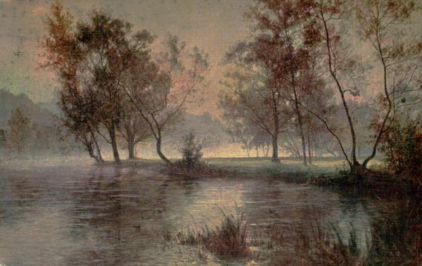 Sunrise in the mist, A. Rigolot                 Vorderseite