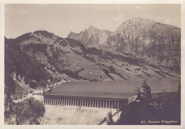 Stausee Wägital Vorderseite