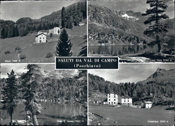 Saluti di Val die Campo (Poschiavo) Vorderseite
