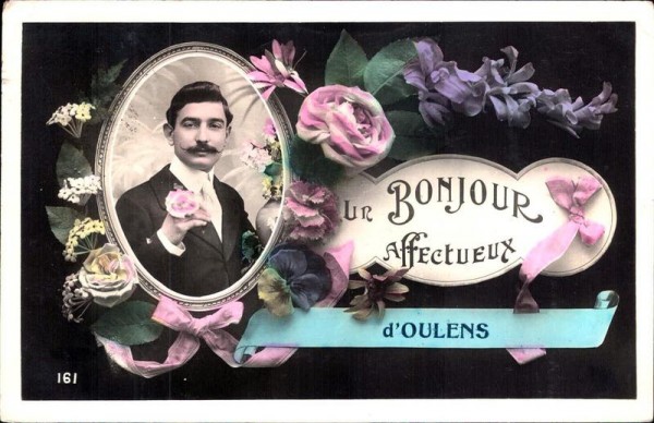 Bonjouraffectueux d'Oulens Vorderseite