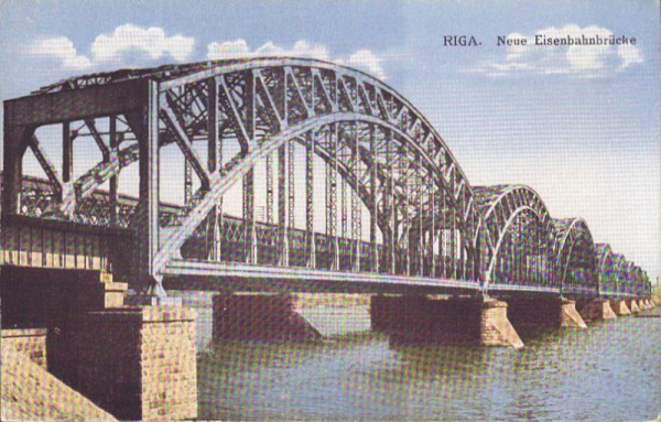 Riga - Neue Eisenbahnbrücke