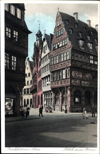 Frankfurt am Main, Blick zum Römer Vorderseite