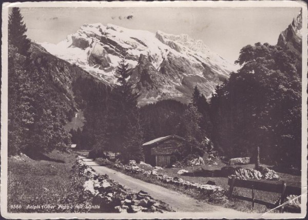Aelpli mit Säntis Vorderseite
