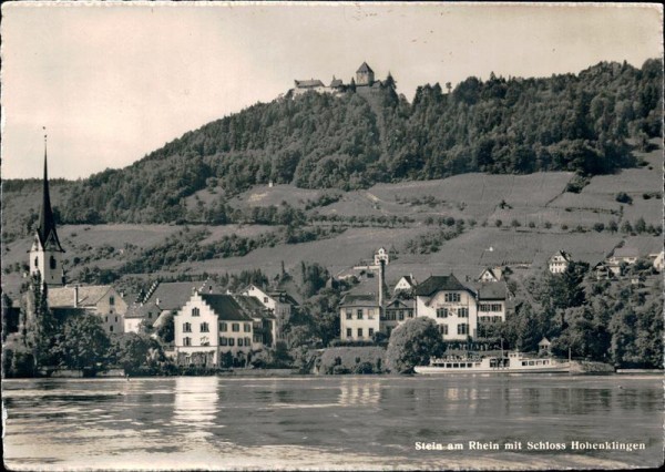 Stein am Rhein mit Schloss Hohenklingen Vorderseite