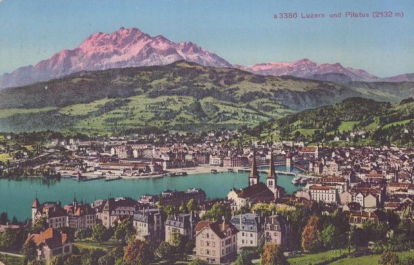 Luzern und Pilatus Vorderseite