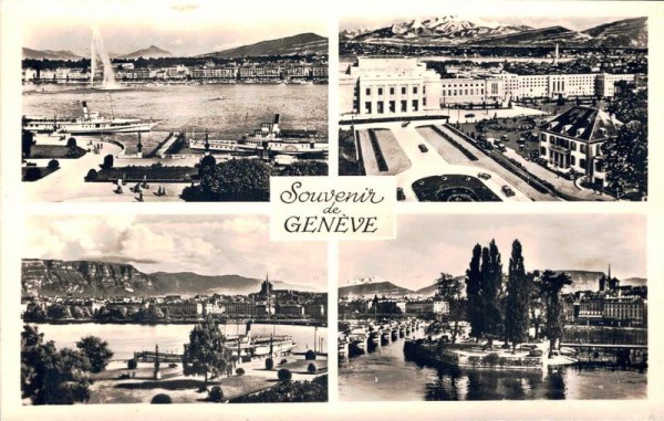 Souvenir de Genève Vorderseite