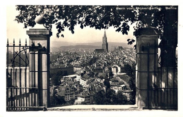 Bern vom Rosengarten Vorderseite