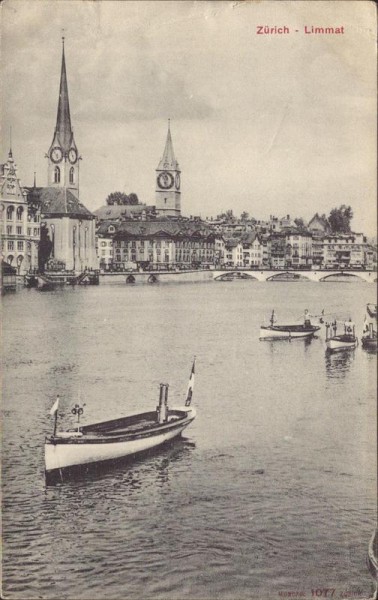 Zürich - Limmat Vorderseite