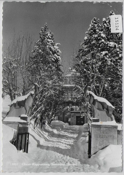 Chesa Ruppanner Samedan - Portal im Winter en hiver