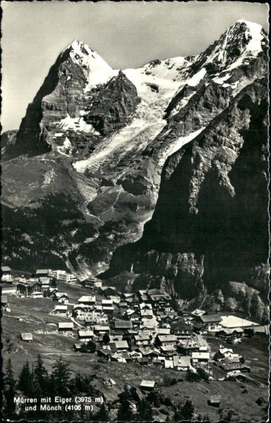 Mürren, Eiger, Mönch Vorderseite