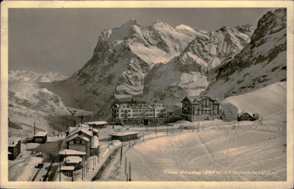 Kleine Scheidegg Vorderseite