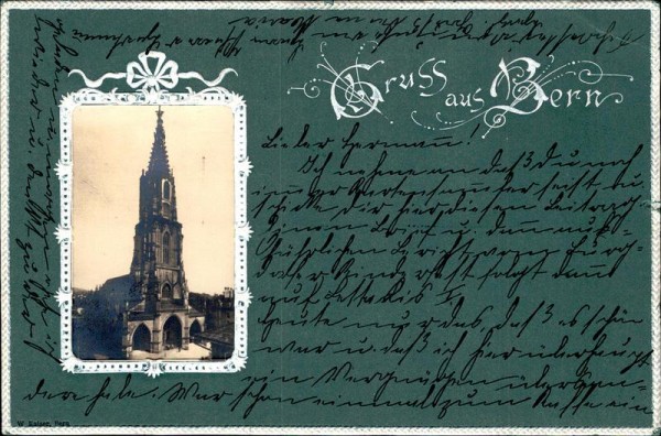 Gruss aus Bern Vorderseite