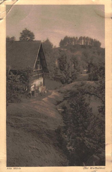 Alte Mühle, bei Wolfhalden Vorderseite