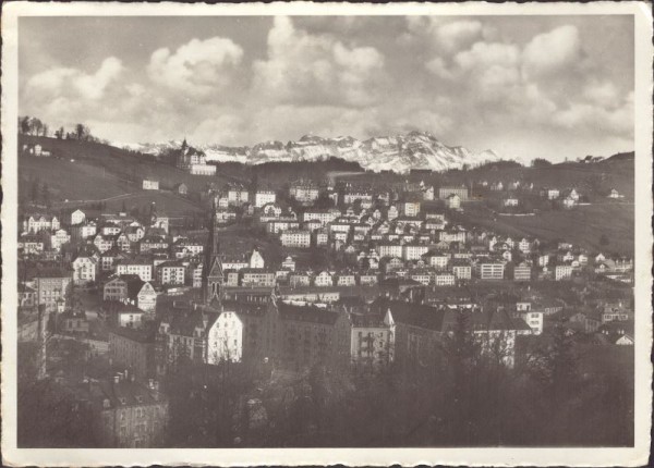 St.Gallen mit Säntis