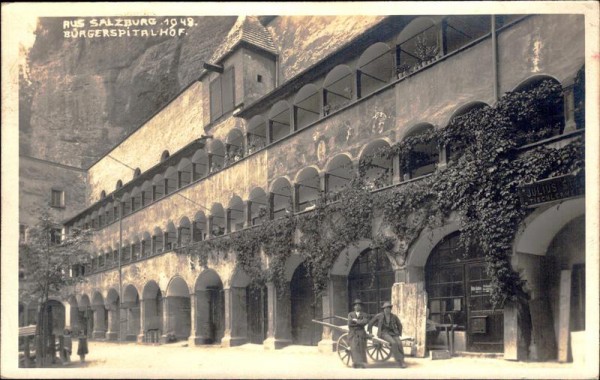 Bürgerspitalhof, Salzburg Vorderseite