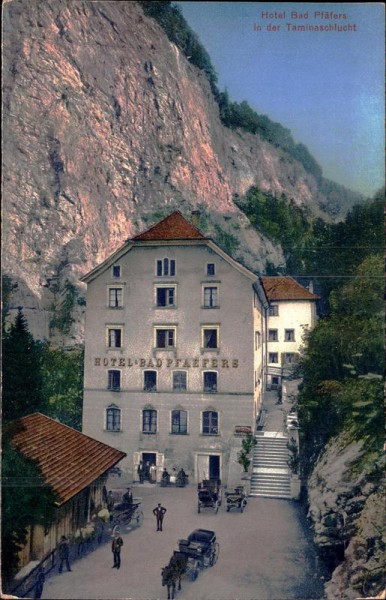 Hotel Bad Pfäfers Vorderseite