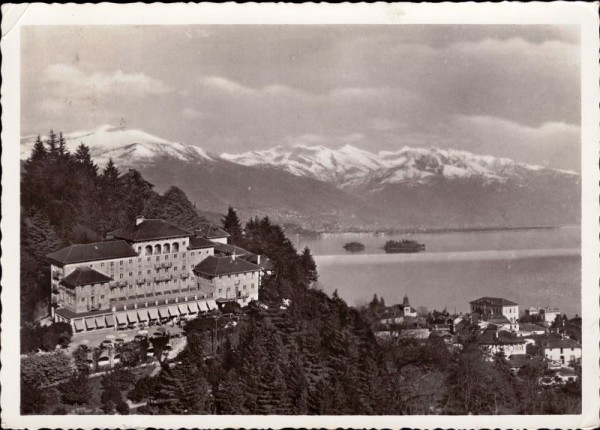 Fliegeraufnahme Hôtel Brenscino - Brissago (Tessin)