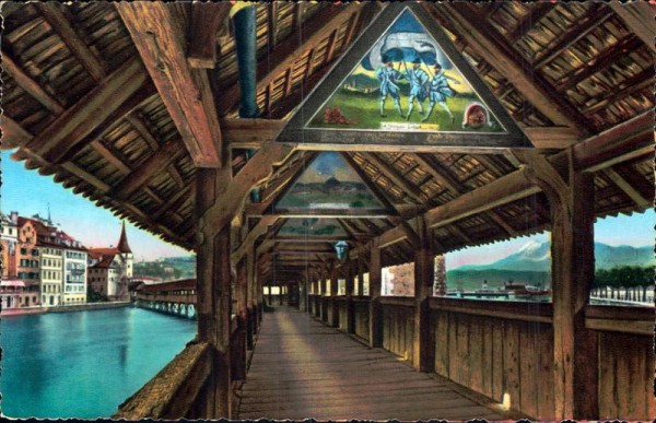 Luzern - Kapellbrücke  Vorderseite