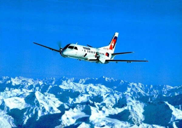 überr den Schweizer Alpen Vorderseite