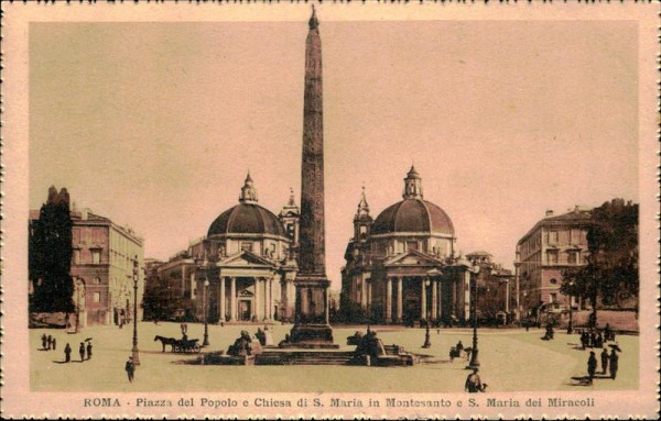 Piazza del Popolo (Rom) Vorderseite