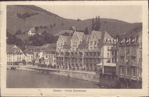 Baden, Hotel Schwanen Vorderseite