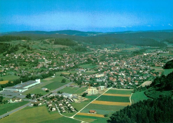Gränichen AG, Flugaufnahme Vorderseite