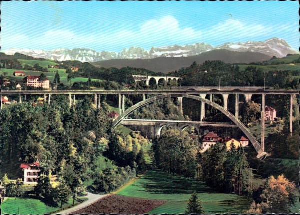 St. Gallen, Sitterbrücken Vorderseite