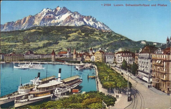 Schweizerhofquai und Pilatus Vorderseite