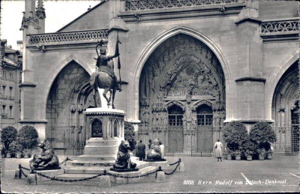 Bern, Rudolf von Erlach-Denkmal Vorderseite