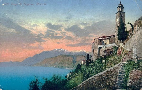 Lago di Lugano. Morcote Vorderseite