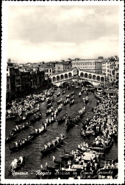 Venezia - Regata Starica in Canal Grande Vorderseite
