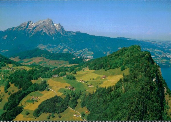 Bürgenberg, Bürgenstock und Pilatus Vorderseite