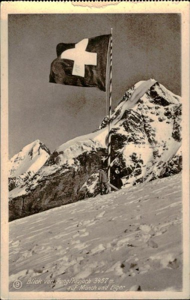 Jungfraujoch, Mönch und Eiger Vorderseite