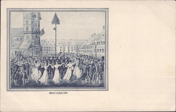 Basel im Jahr 1798 Vorderseite