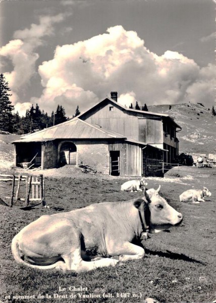 Le Chalet et le Sommet de la Dent de Vaulion Vorderseite