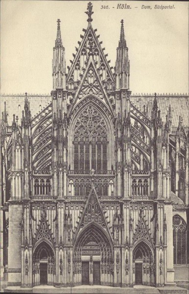 Kölner Dom Vorderseite