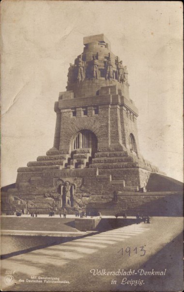 Leipzig, Weihe Völkerschlachtdenkmal 1913