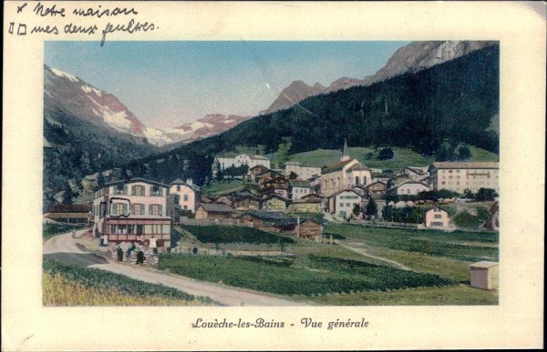 Leukerbad, Louèche-les -Bains Vorderseite