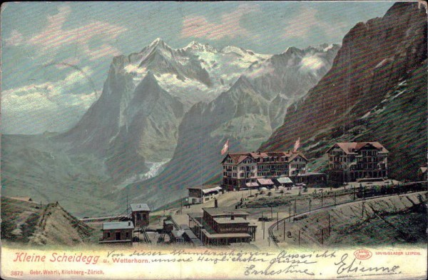 Kleine Scheidegg Vorderseite