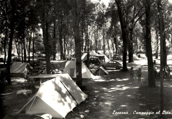 Locarno, Campeggio al Lido Vorderseite
