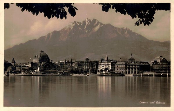 Luzern und Pilatus Vorderseite