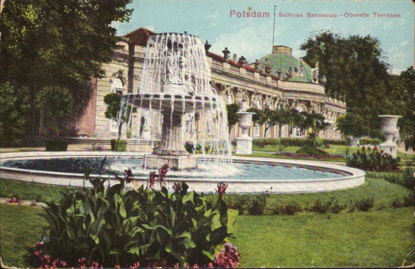 Potsdam, Schloss Sanssouci, Oberste Terasse