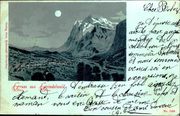 Gruss aus Grindelwald Vorderseite