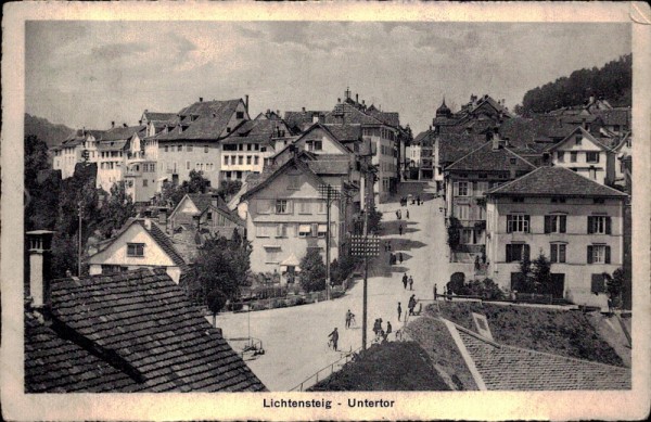 Untertor, Lichtensteig. 1916