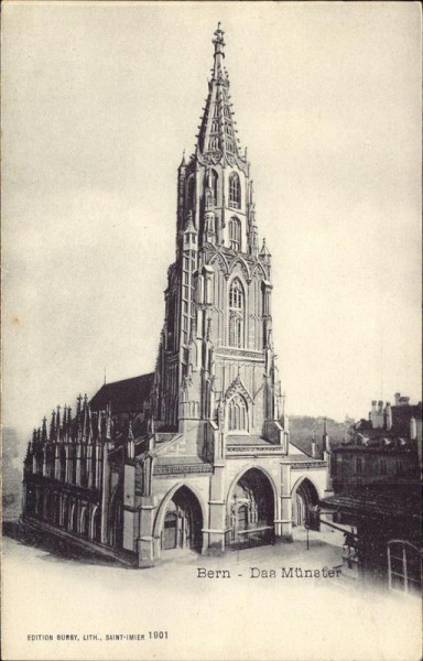 Bern - Das Münster Vorderseite