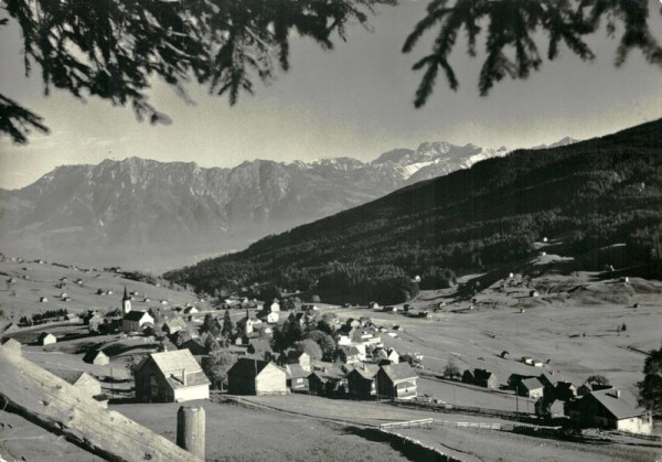 Wildhaus am Säntis mit Scesaplanagruppe und Drei Schwestern Vorderseite