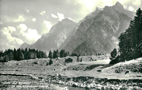 Alp Richisau ob dem Klöntalersee Vorderseite