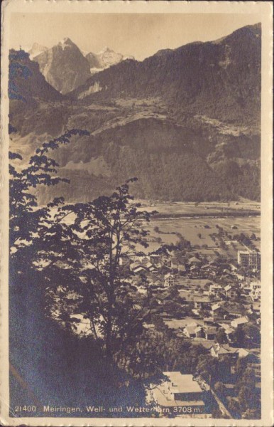 Meiringen, Well - und Wetterhorn