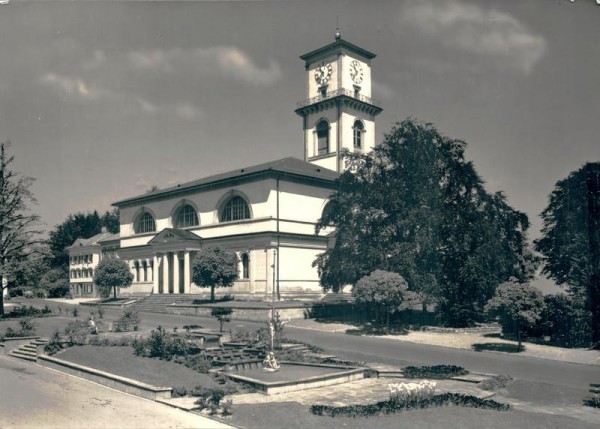 Heiden, Kirchplatz mit Dorfbrunnen-Anlage Vorderseite